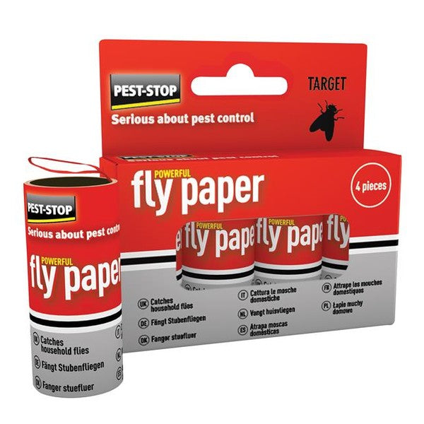 Pest-Stop (Pelsis Group) Fly Papers (Pack 4)