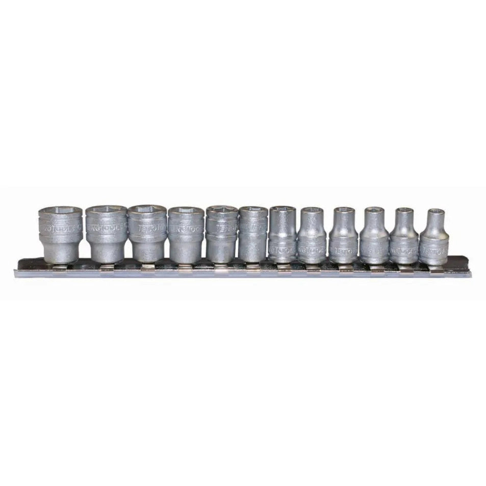 TENG TOOL SOCKET SET 1/4IN DRIVE MM 12 PIECES