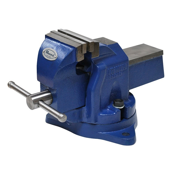 IRWIN® Record® T6TON6VS Workshop Vice with Anvil, Swivel Base 6in