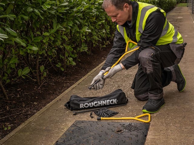 ROUGHNECK UNIVERSAL MANHOLE KEY SET (6 TIPS)