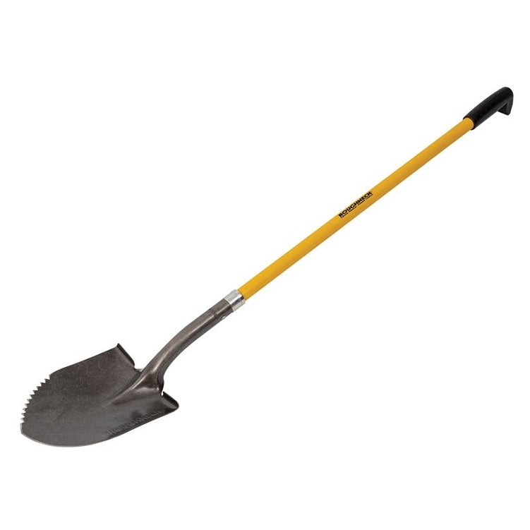 Roughneck Sharp Edge Round Shovel, Long Handle - Watson Hire