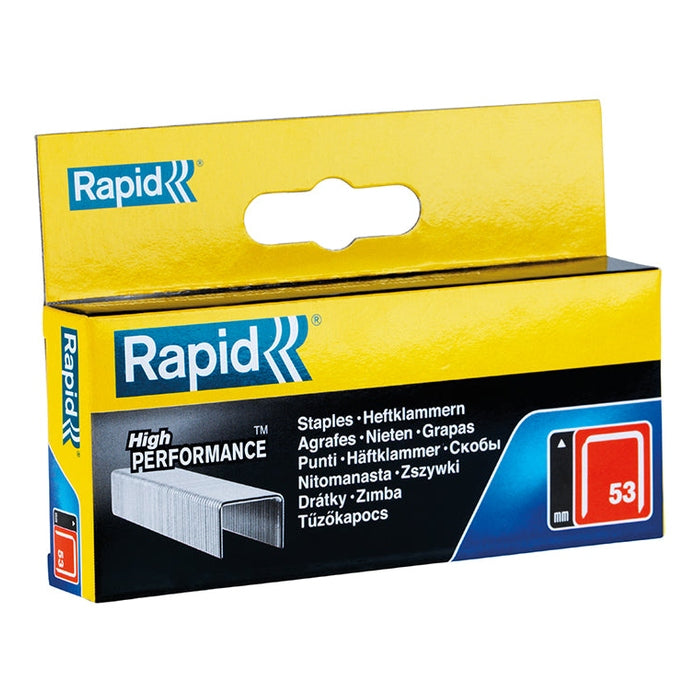 Rapid 53/10B 10mm Galvanised Staples (Box 2500)