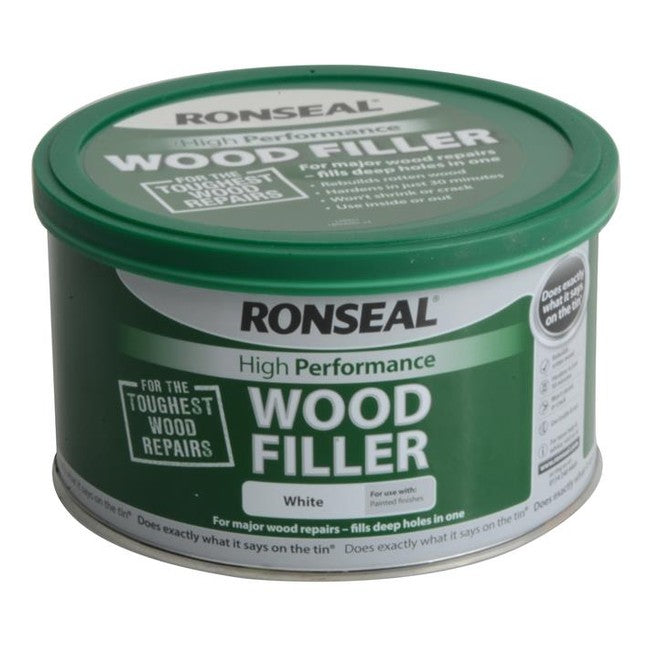 Ronseal High-Performance Wood Filler White 275g