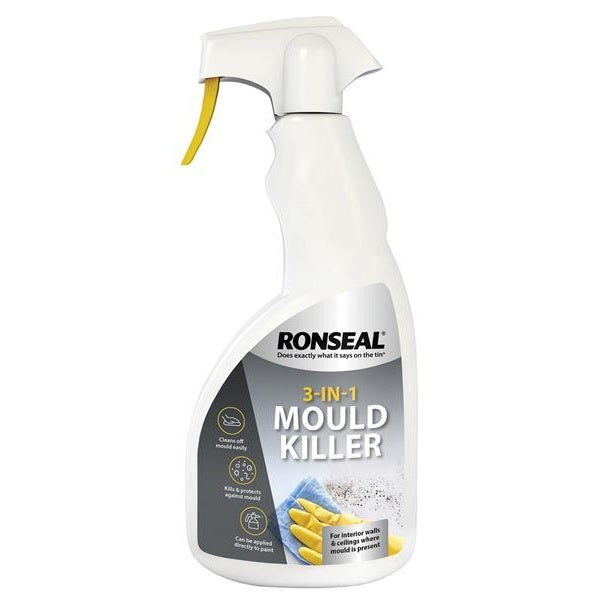 Ronseal 3-in-1 Mould Killer Trigger Spray 500ml