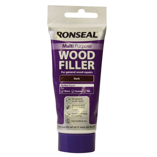 Ronseal Multipurpose Wood Filler Tube Dark 100g