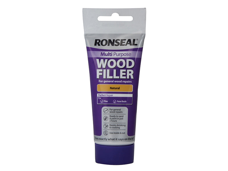 Ronseal Multipurpose Wood Filler Tube Natural 100g