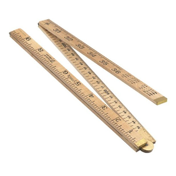 R.S.T. RSR080 Wooden Folding Rule 3ft