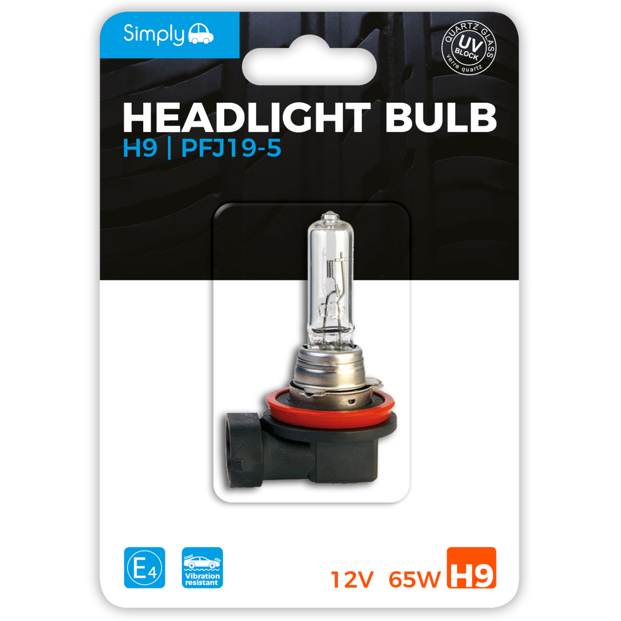 SIMPLY H9 - 12V 65W BLISTER BULB