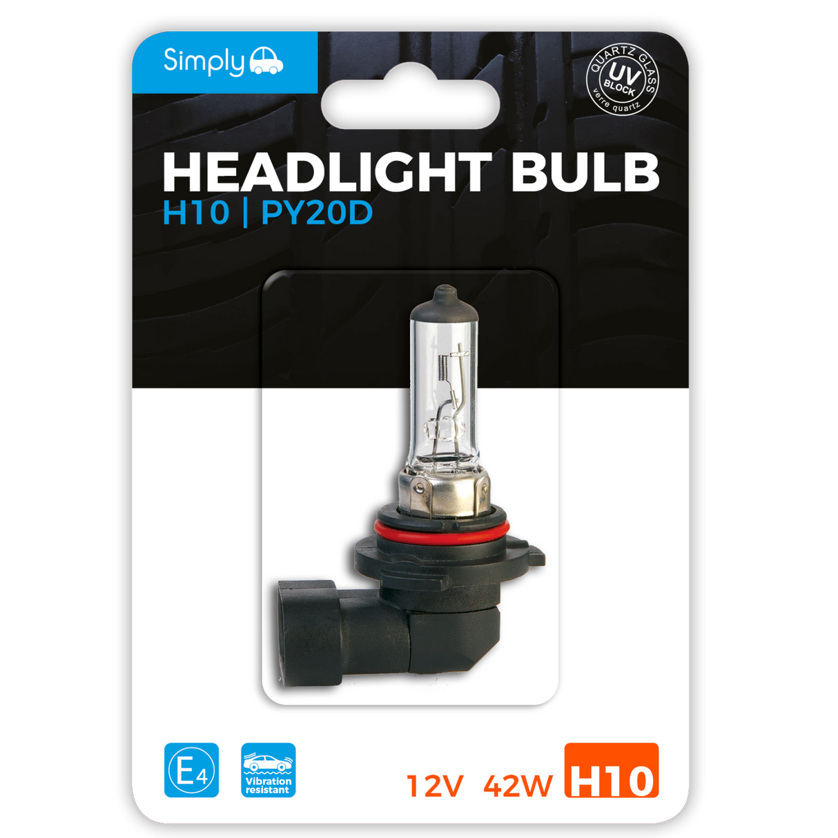 SIMPLY H10 - 12V 42W BLISTER BULB
