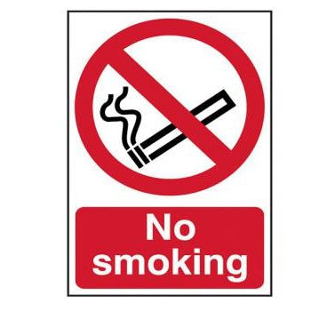 No smoking - PVC (200 x 300mm)