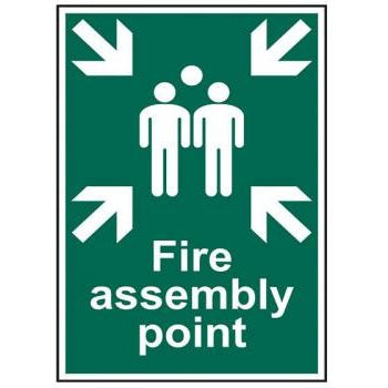 FIRE ASSEMBLY POINT - PVC (200 X 300MM)