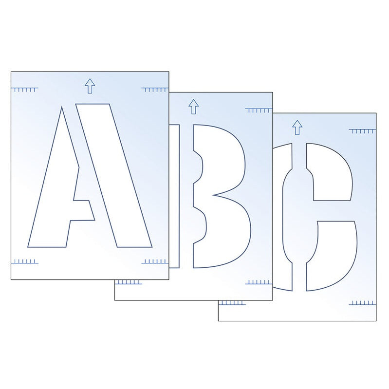 Scan Letter Stencil Kit 300mm