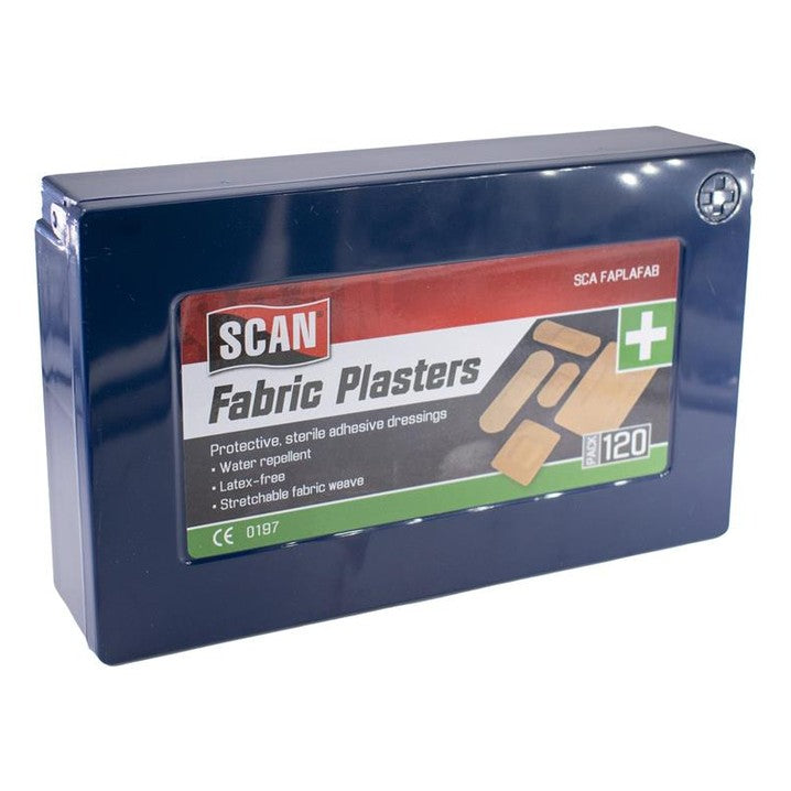 Scan Assorted Hypoallergenic Fabric Plasters 120