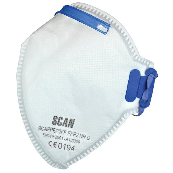 Scan Fold Flat Disposable Mask FFP2 Protection (Pack 3)