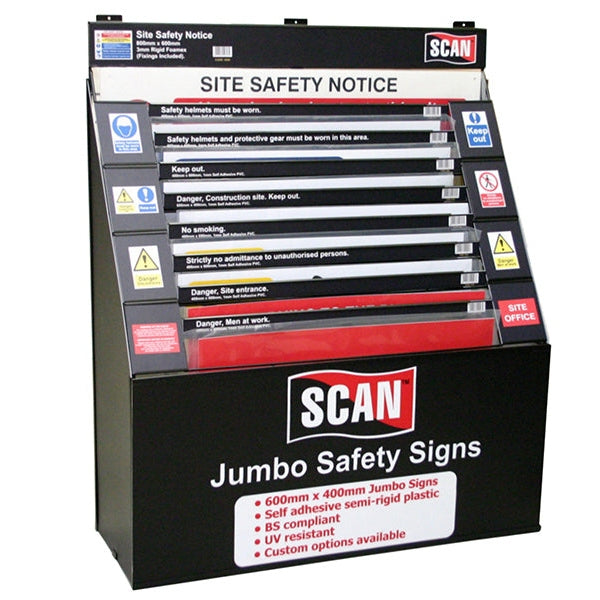 Scan Signs Display - 36 Large Signs