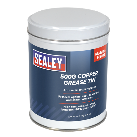 SEALEY COPPER GREASE TIN 500G