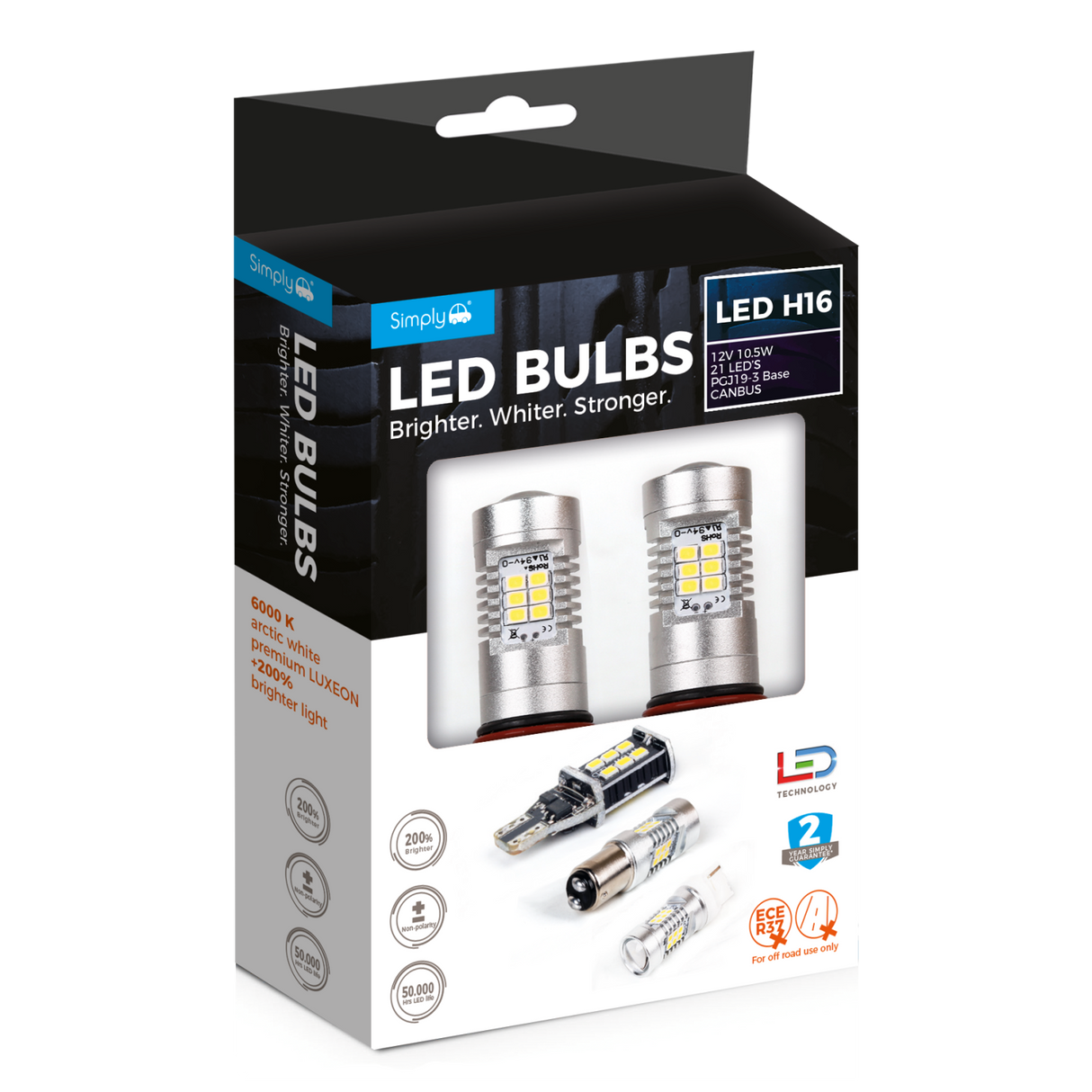 SIMPLY LED 21 LED FOG LIGHT BULB