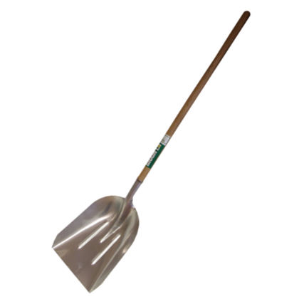 WORKMAN GRAIN 48IN ASH L-HANDLE ALUMINIUM SHOVEL - Watson Hire