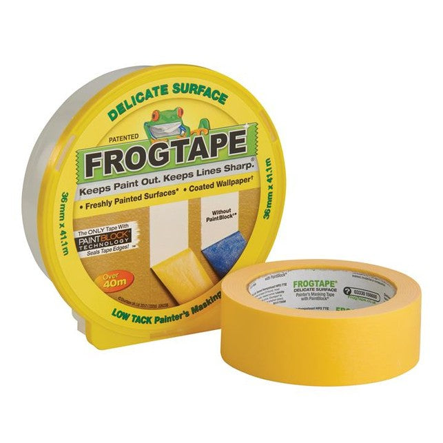 Shurtape FrogTape® Delicate Surface Masking Tape 36mm x 41.1m