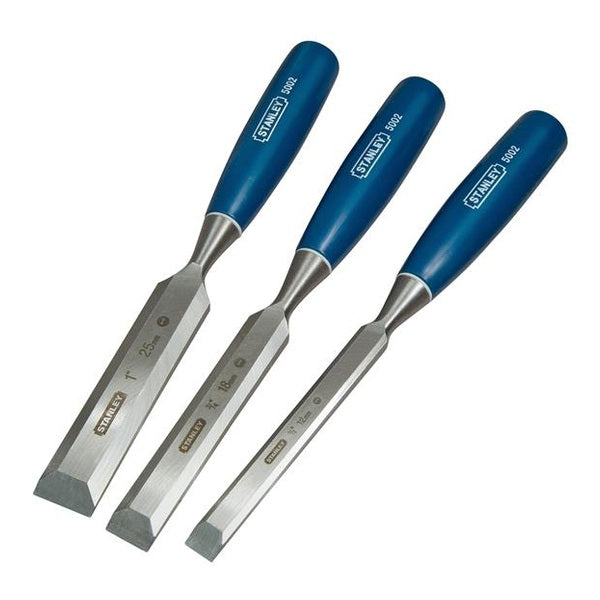 STANLEY® 5002 Bevel Edge Chisel Set, 3 Piece - Watson Hire