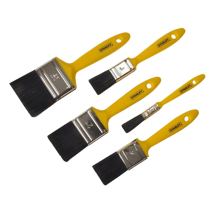 STANLEY® Hobby Paint Brush Set of 5 12 25 37 50 & 62mm