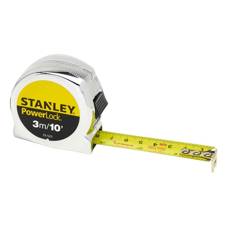 STANLEY® PowerLock® Classic Pocket Tape 3m/10ft (Width 19mm)