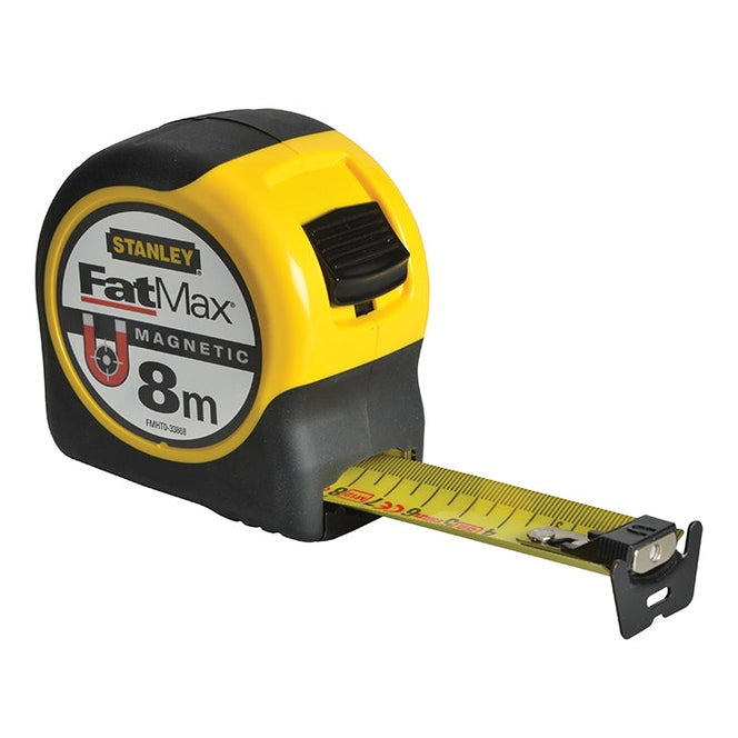 STANLEY® FatMax® Magnetic BladeArmor® Tape 8m (Width 32mm) (Metric only)