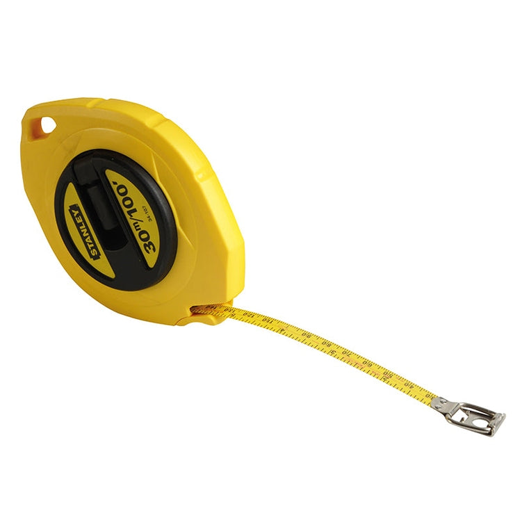 STANLEY® Closed Case Steel Long Tape 30m/100ft (Width 10mm)