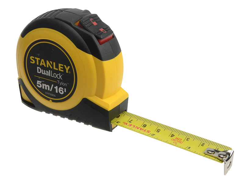 STANLEY® DualLock™ Tylon™ Pocket Tape 5m/16ft (Width 19mm)