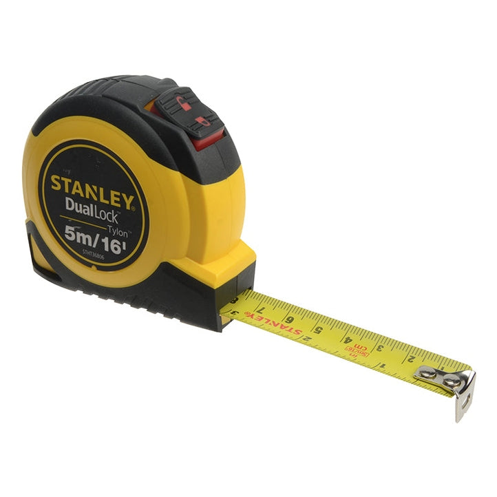 STANLEY® DualLock™ Tylon™ Pocket Tape 5m/16ft (Width 19mm)