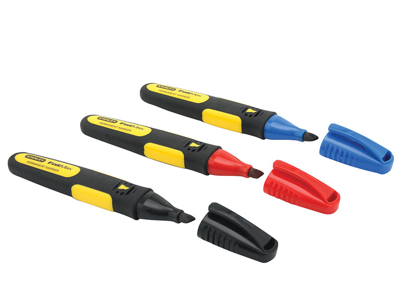STANLEY® FatMax® Chisel Tip Marker (Pack 3)