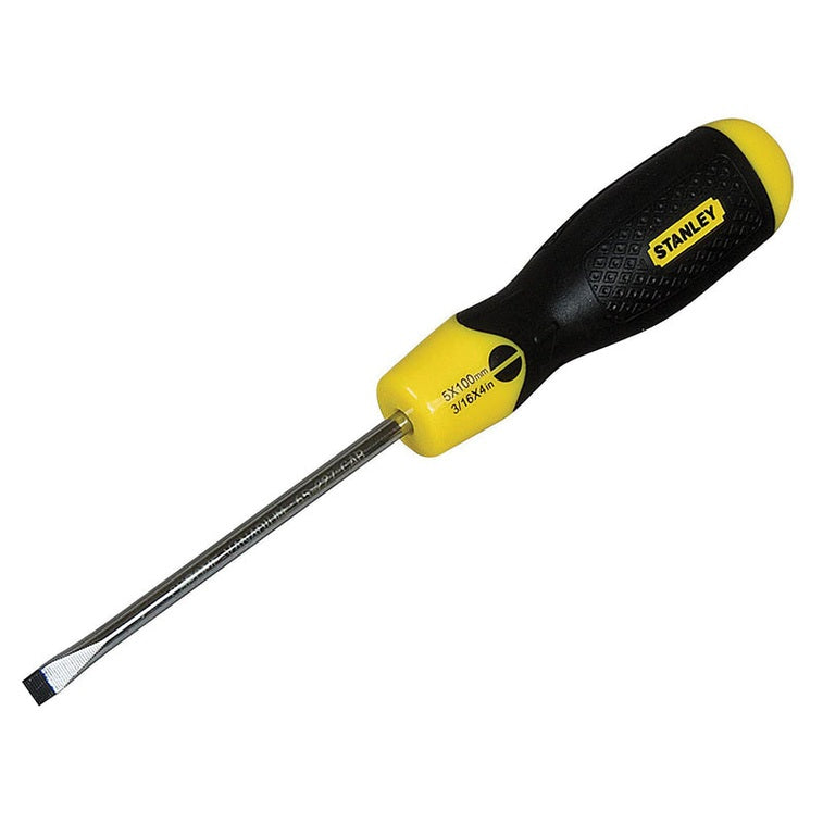 STANLEY® Cushion Grip Screwdriver Flared Tip 5 x 100mm