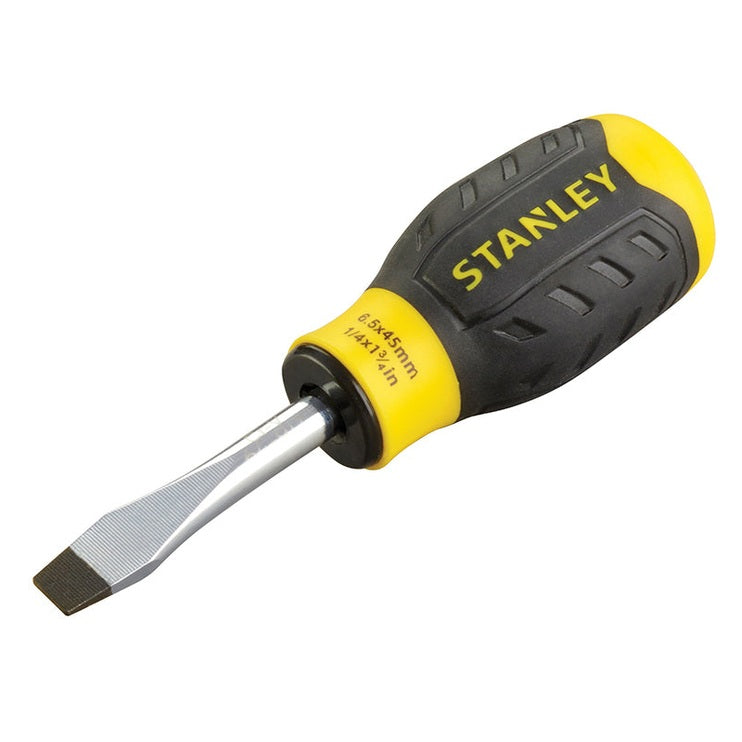 STANLEY® Cushion Grip Screwdriver Flared Tip 6.5 x 45mm