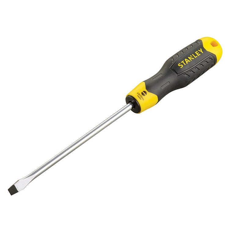 STANLEY® Cushion Grip Screwdriver Flared Tip 6.5 x 150mm