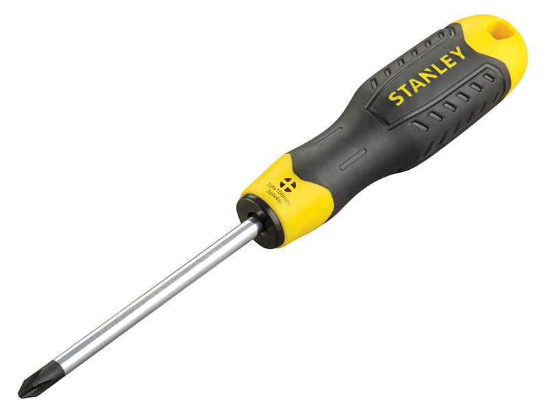 STANLEY® Cushion Grip Screwdriver Phillips Tip PH2 x 100mm