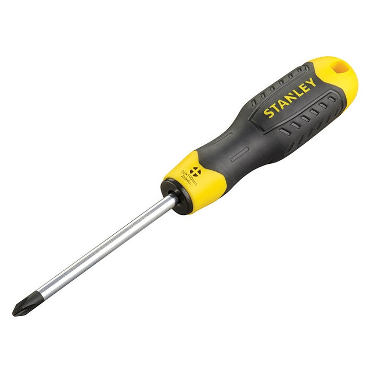 STANLEY® Cushion Grip Screwdriver Phillips Tip PH2 x 100mm