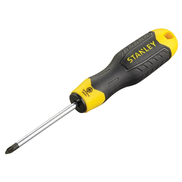 STANLEY® Cushion Grip Screwdriver Pozidriv Tip PZ1 x 75mm