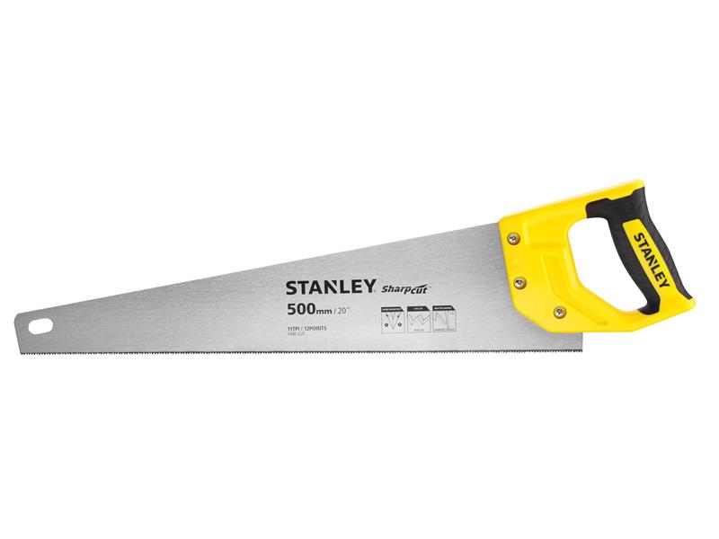 STANLEY® Sharpcut™ Handsaw 500mm (20in) 11 TPI