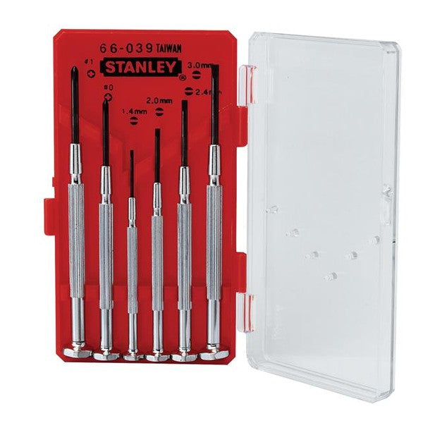 STANLEY® Watchmaker Screwdriver Set, 6 Piece