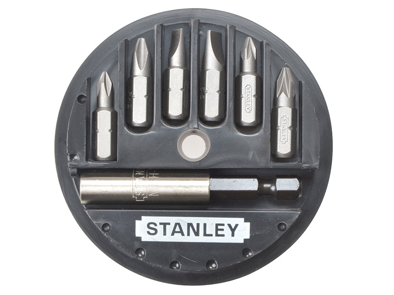 STANLEY® Slotted/Phillips/Pozidriv Insert Bit Set, 7 Piece