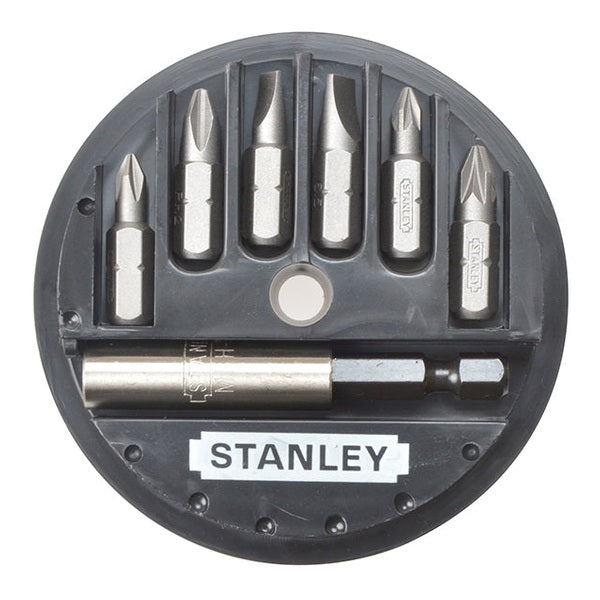 STANLEY® Slotted/Phillips/Pozidriv Insert Bit Set, 7 Piece