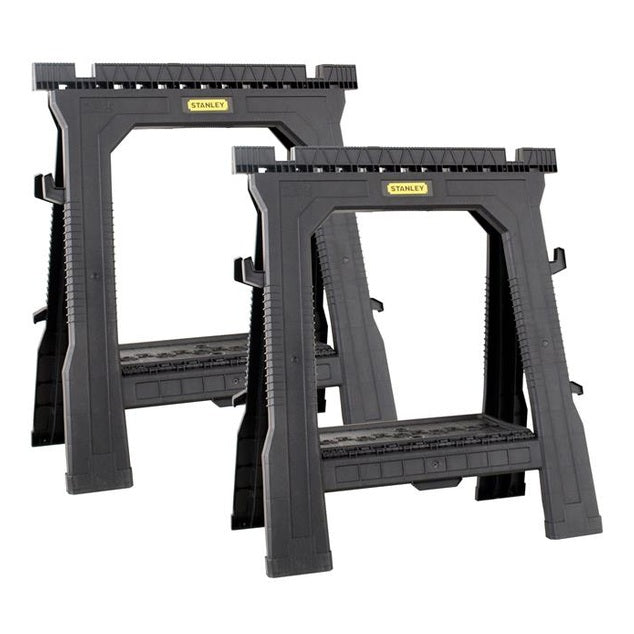 STANLEY® Folding Sawhorses (Twin Pack)