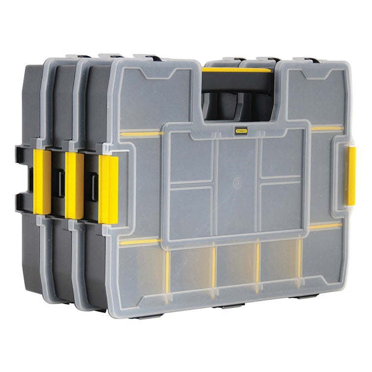 STANLEY® SORTMASTER™ Junior Stackable Organiser Bonus Triple Pack
