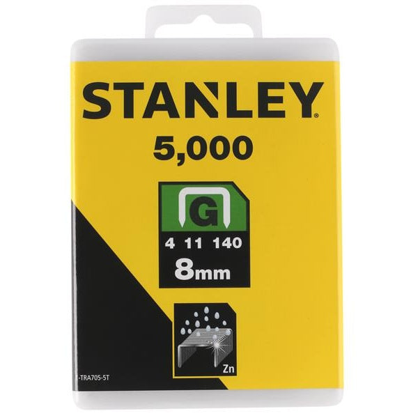 STANLEY® TRA705T5 Heavy-Duty Staples 8mm (Pack 5000)