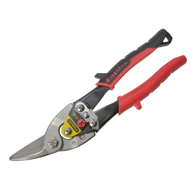 STANLEY® Red Aviation Snips Left Cut 250mm (10in)
