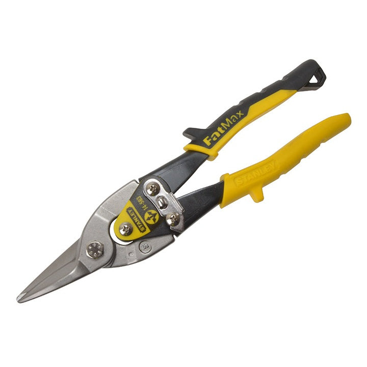 STANLEY® Yellow Aviation Snips Straight Cut 250mm (10in) - Watson Hire
