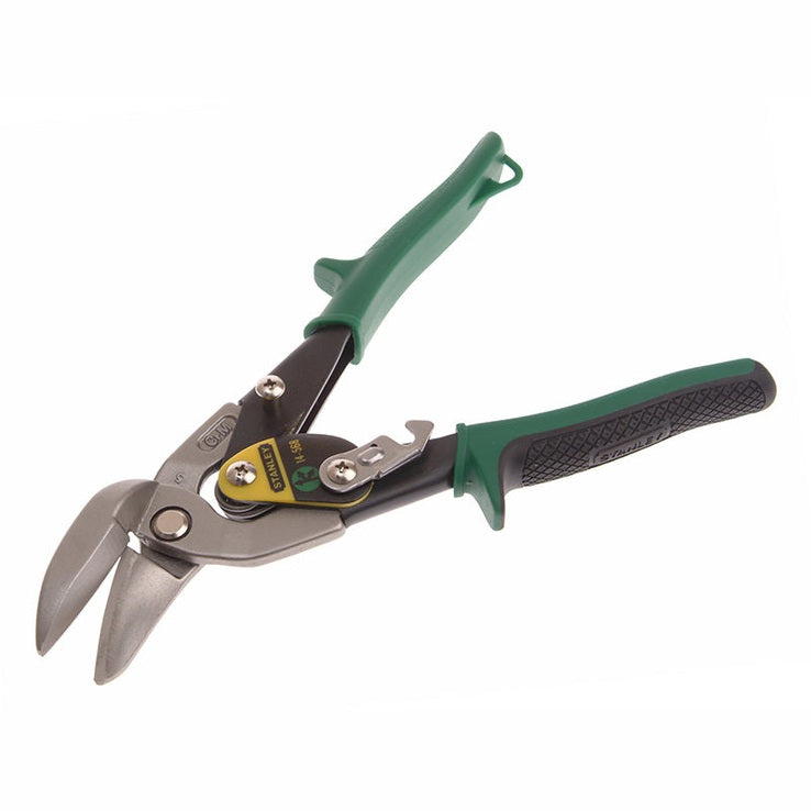 STANLEY® Green Offset Aviation Snips Right Cut 250mm (10in)