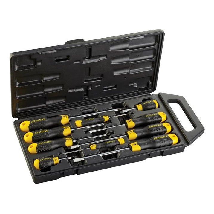 STANLEY® Cushion Grip Screwdriver Set, 10 Piece