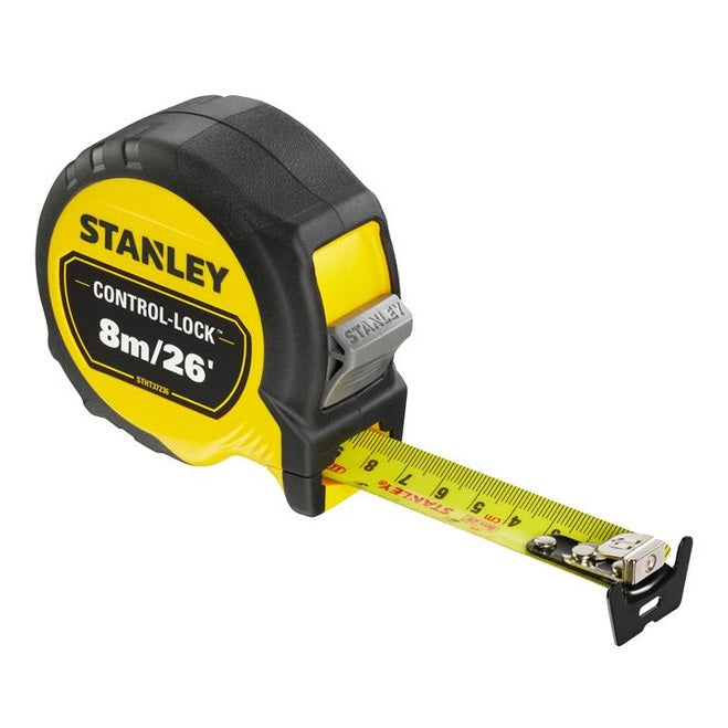 STANLEY® CONTROL-LOCK™ Pocket Tape 8m/25ft (Width 25mm) - Watson Hire