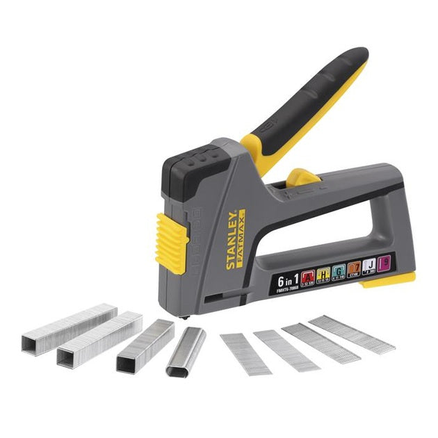 STANLEY® FATMAX® 6-in-1 Multi-Purpose Plastic Staple and Brad Nail Gun